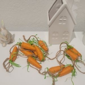 Carrot easter garland